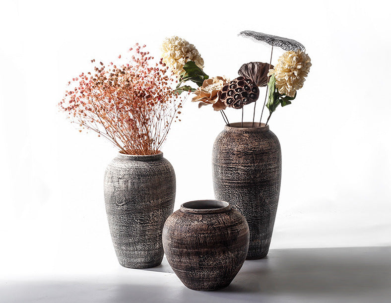 The Hearthstone Ceramic Floor Vase